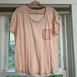 Light Pink Short Sleeve T Shirt